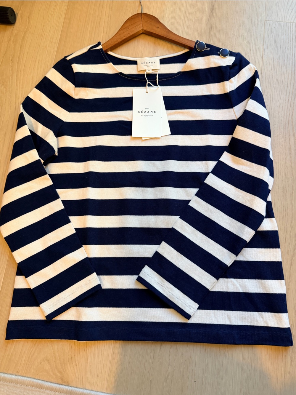 Sezane Mariniere Colette/ Marine, Ecru color - Picture 4 of 9